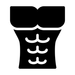 Abs Fitness Exercise Icon