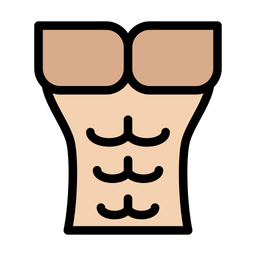 Abs Fitness Exercise Icon