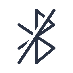 Bluetooth aus  Symbol