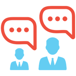 Business conversation  Icon