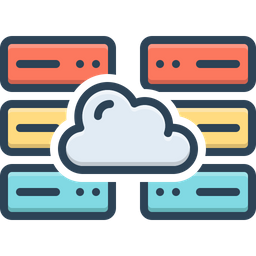 Cloud Server  Icon