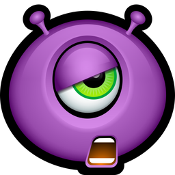 Purple Monster  Icon