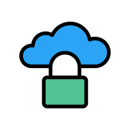 Cloud Lock  Icon