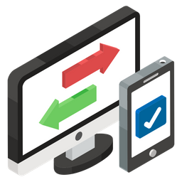 Datentransfer  Symbol