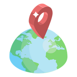 Global Location  Icon