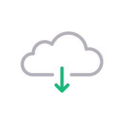 Cloud Download  Icon