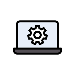 Laptop Setting  Icon