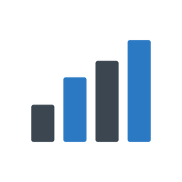 막대 그래프  아이콘