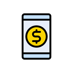 Mobiles Geld  Symbol