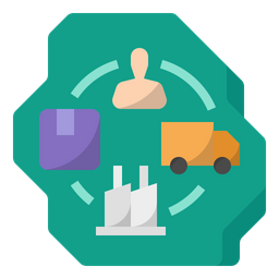 Domestic supply chain  Icon