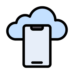 Cloud Mobile  Icon