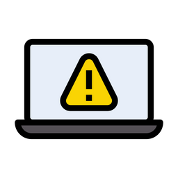 Laptop Error  Icon