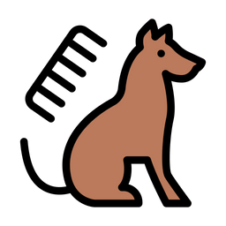 Dog Combing  Icon