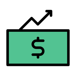 Dollarwachstum  Symbol