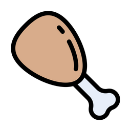 Coxinha de frango  Ícone