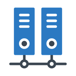 Server Netzwerk Verbindung Symbol