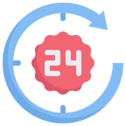 24 Hours Service  Icon