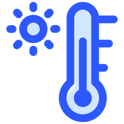 Hot Temperature  Icon