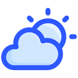 Cloud Sun  Icon