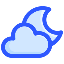 Cloud Moon  Icon