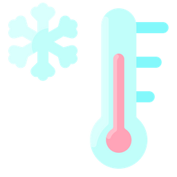 Temperatura fría  Icono