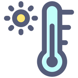 Hot Temperature  Icon