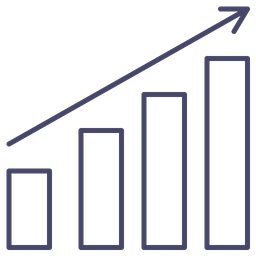 Increase Chart  Icon