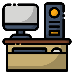 Computer Desk  Icon