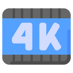 Película 4k  Icono