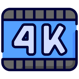 Película 4k  Icono