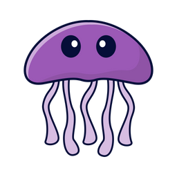 Jellyfish Fish Sea Icon