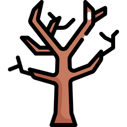 Trockener Baum  Symbol