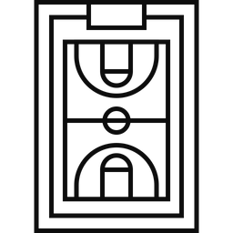 Basketball Feld  Symbol