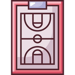 Basketball Feld  Symbol