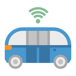 Autonomous Bus  Icon