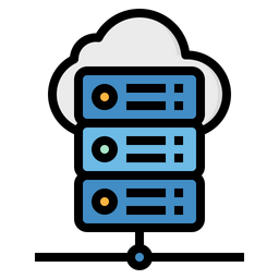 Cloud Server  Icon