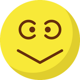 Verblüfftes Emoticon  Symbol