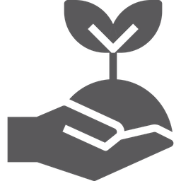 Hand Hold Seeding Soil  Icon