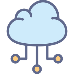 Computing Cloud  Icon