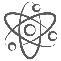Orbita Simbolo Cientifico Modelo Atomico Icono