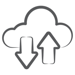 Cloud Data Transfer  Icon