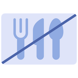 No Food Together  Icon