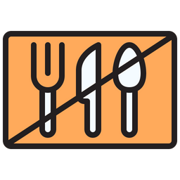 No Food Together  Icon