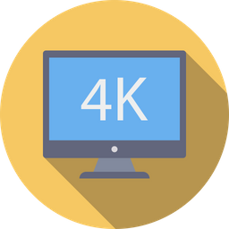 4 K Display  Icon