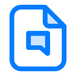 Chat File  Icon