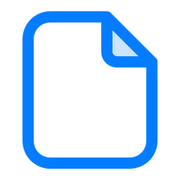 Blank File  Icon