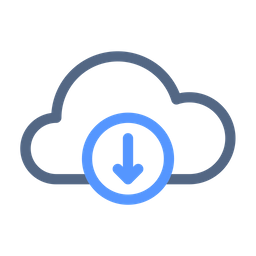 Cloud Download  Icon