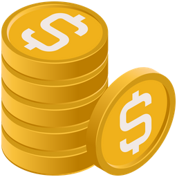 Dollar Coins  Icon