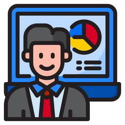 Online Business Presentation  Icon