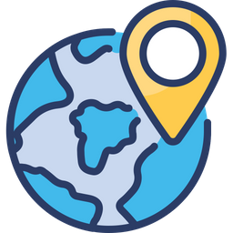 Global Location  Icon